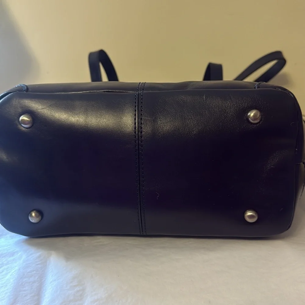 Patricia Nash Ocean Blue Leather Tote Bag, new - Picture 13 of 13